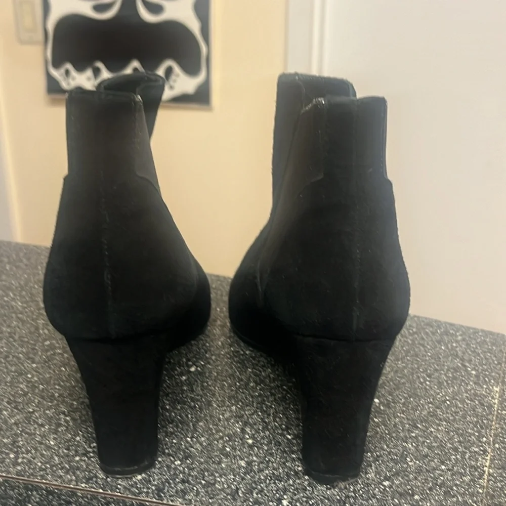 Minelli Ankle boots in Suede with elastic band on the sides. - Picture 3 of 6